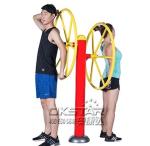 Outdoor Fitness Equipments-ST hot sale newest big turning wheels outdoor gym