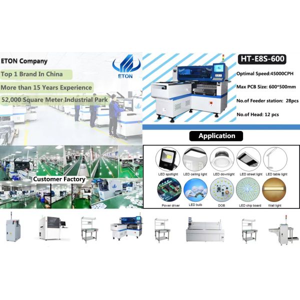 LED Bulb SMT Pick And Place Machine High Precision LED Light Making Machine