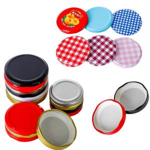 China Plastisol Lined Glass Bottle Lug Cap 58MM Screw Off Bottle Caps For Mason Jar wholesale