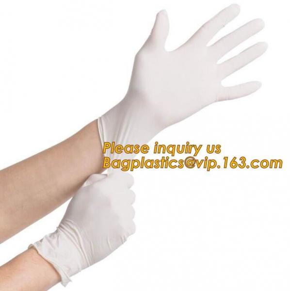 Medical Disposable Nitrile Coated Hand Gloves,Industrial Garden Working Resistant Disposable Nitrile Black Gloves BAGEAS
