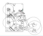 1300R High Speed Label Slitter Rewinder Machine With Slipped Air Shafts