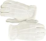 Police Costume White Leather Parade Gloves Breathable OEM