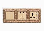 Decorate BS Standard Brass 10A Electrical Plastic 1 Gang Wall Switch
