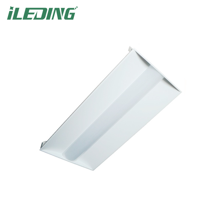 50000hrs Lifespan DLC ETL Commercial Office LED Troffer Light 1X4 2X2 2X4 46W Lighting