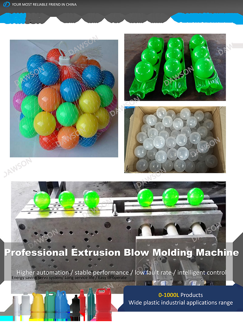 Small Size Plastic Pe Ldpe Pvc Hdpe Toy Christmas Children Ocean Sea Ball Extrusion Blow Molding Make Produce Machine