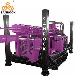 China Travelling Speed 2.5km/h Multifunctional Water Well Drill Rig Hydraulic Drilling Machine wholesale