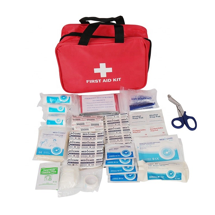 Private Label Portable Medical Kit 600D Waterproof Polyester Material