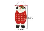 3D Hanging Countdown Wall Calendars 12.99 X 27.56 Inch Felt Christmas Decoration