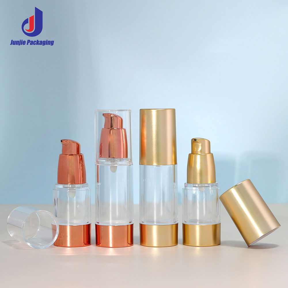 20ml 30ml Airless Bottles / Luxury Cosmetic Packaging Bottle For Foundation Face Cream