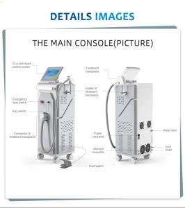 China Safety Painless 808nm Laser Hair Removal Machine For Woman'S Face / Armpit wholesale