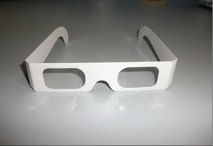 China Red Blue Chromadepth 3d Paper Glasses / Theater 3d Glasses For Adult And Kids wholesale