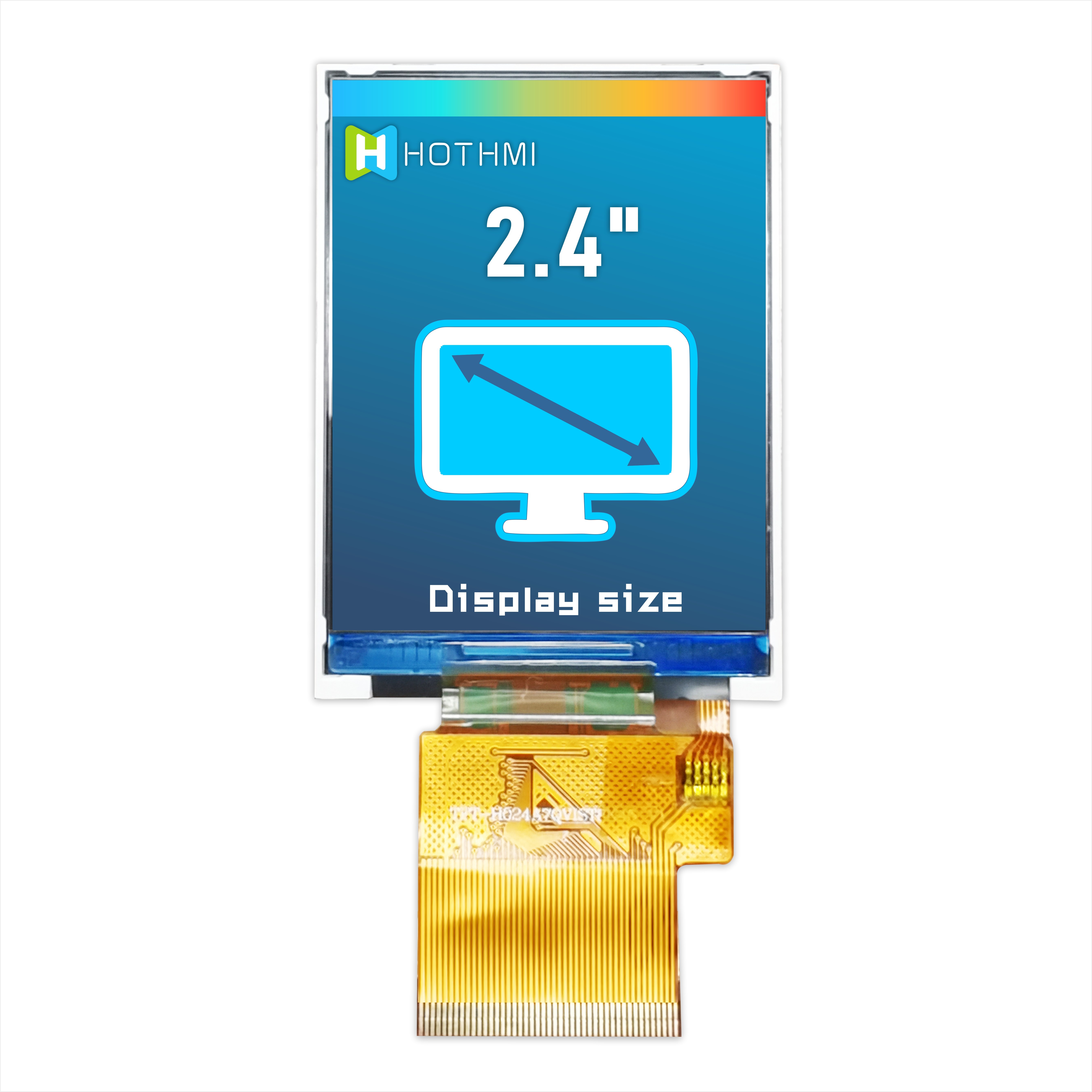 2.4 Inch TFT Sunlight Readable , 240x320 Sun Readable Display TFT-H024A7QVIST8N45