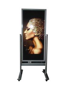 China Right Angle Anodized Silver Profile 30mm LED Slim Light Box wholesale