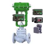 Pneumatic Control Valve With Burkert Solenoid Valve And DVC6200 DVC2000