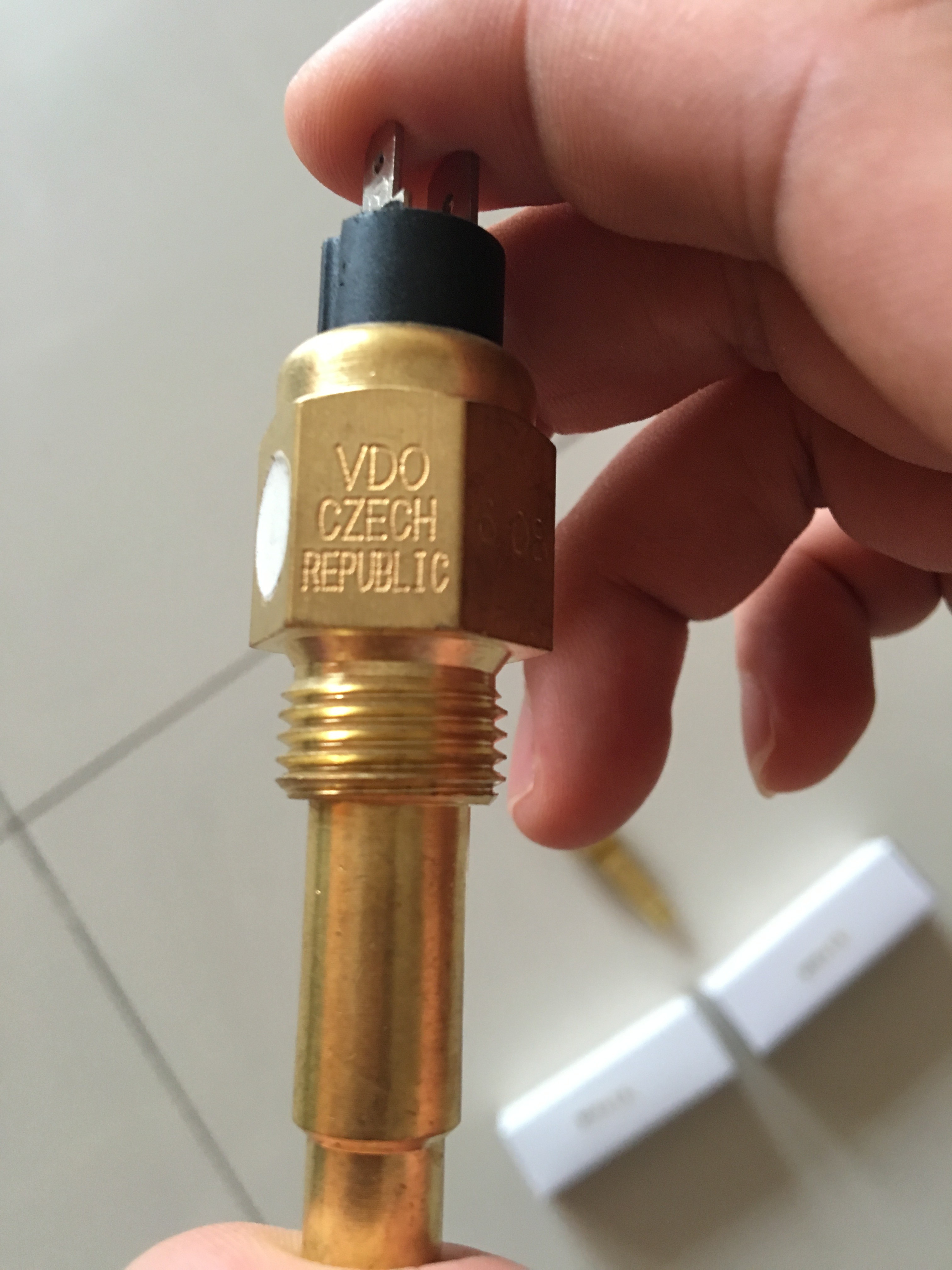Water Engine Coolant Temperature Sensor