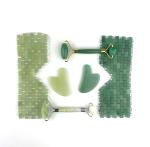 Natural Crystal Green Jade Rose Quartz Eye Mask For Massage