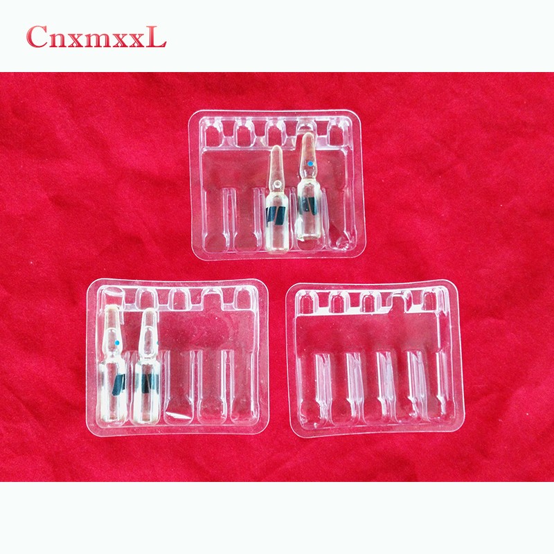 Clear PVC Medical Drug Plastic Blister Packaging Thermoformed Plastic Trays OEM