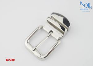 China Square Center Bar Buckle , Reversible Metal Pin Replacement Belt Buckle wholesale