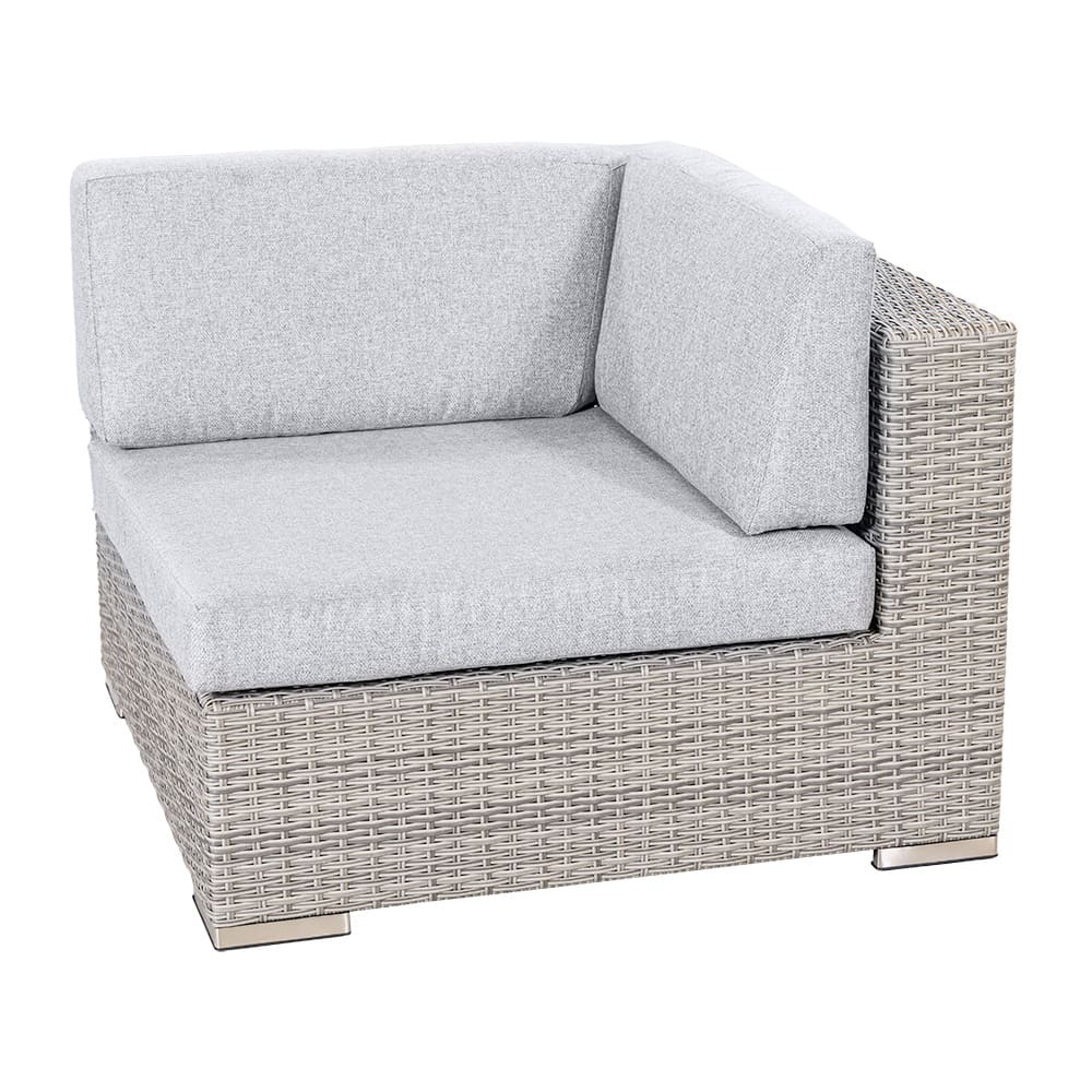Large Size L Shape Garden Sofa PE Wicker Outdoor Sofa 8 Piece Rattan Outdoor Furniture Set