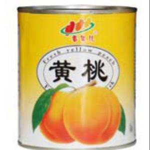 China Instant Fruit Canned Yellow Peach In Light Syrup 425g 820g wholesale