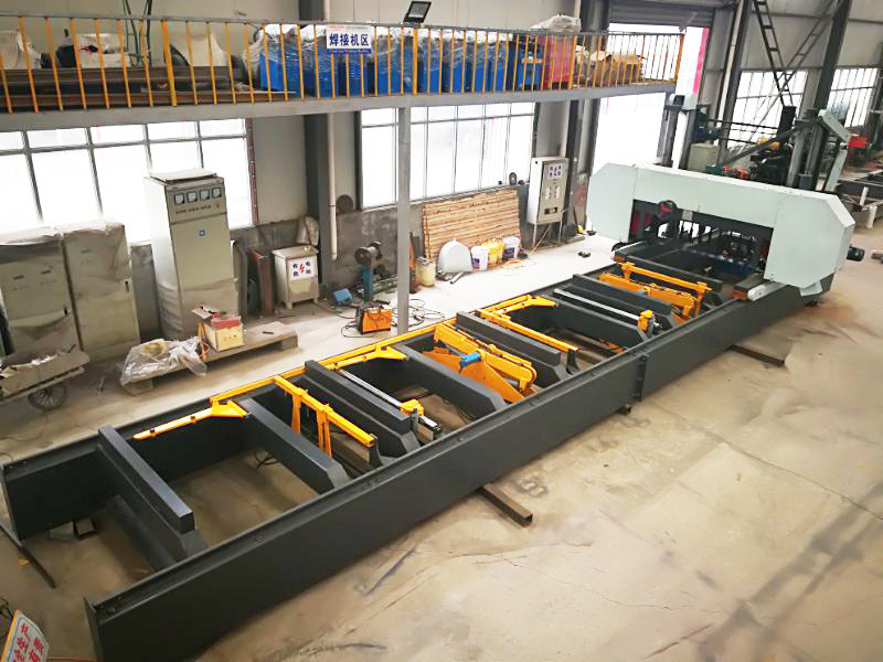 1500mm Large Sawmill Hydraulic Bandsaw Machine Horizontal Wood Band Saw Mill