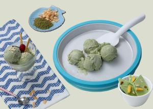 China German LFGB Household Ice Cream Maker Manual Ice Cream Roll Pan For Kids wholesale
