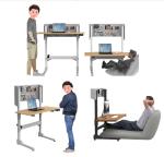 Office Furniture Pneumatic Standing Lifting Desk for Height Adjustment in