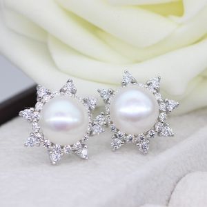 Freshwater Pearl Jewelry Sets With Necklace Earring Ring