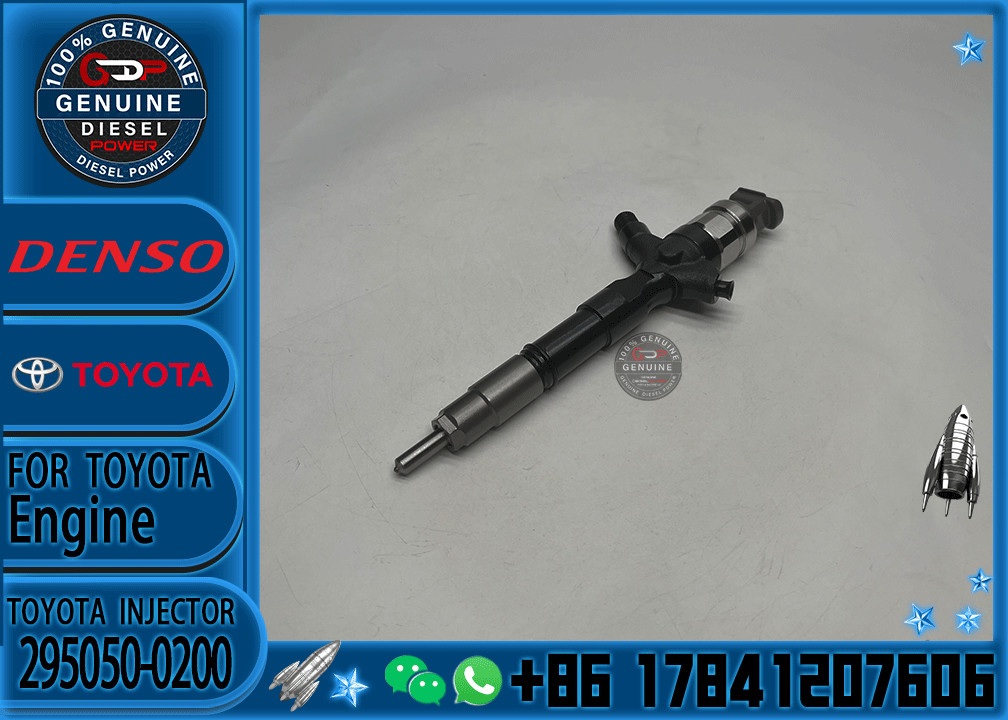 Genuine New Diesel Fuel Injector 295050-0460 295050-0200 For Toyata Car 23670-30400 23670-30440 23670-39435