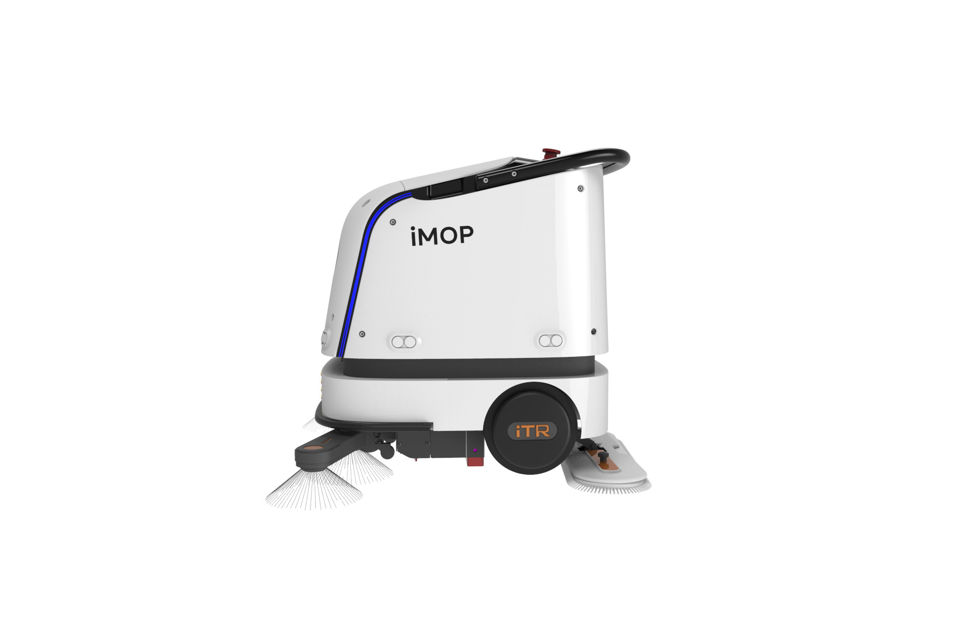 Indoor and outdoor cleaning robots collect dust, push dust and mop the floor robotics machine