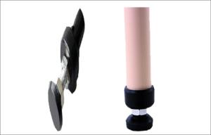 China PP Plastic + Steel Pipe Rack Fittings Special Pipe Adjuster OD 28mm wholesale
