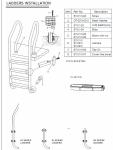 5 Steps 1.35mm Stainless Steel Swimming Pool Ladder