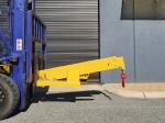 4700kg Angled Extendable Jib Forklift Attachment Metal Fabrication