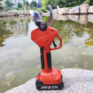 China Rechargeable Battery Electric Pruner Shears 21V Cordless Electric Pruning Scissors wholesale