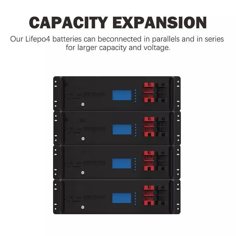 48V 100Ah Solar Energy Storage Battery 6000 Cycles Cabinet Lithium Battery
