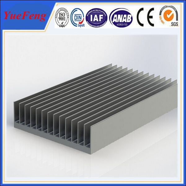 customed anodized aluminum profile from china factory/ aluminium heatsink