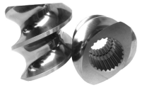 Six Side Extruder Screw Elements 6542 Material OD 43.2mm For Lab Machine Parts Screw
