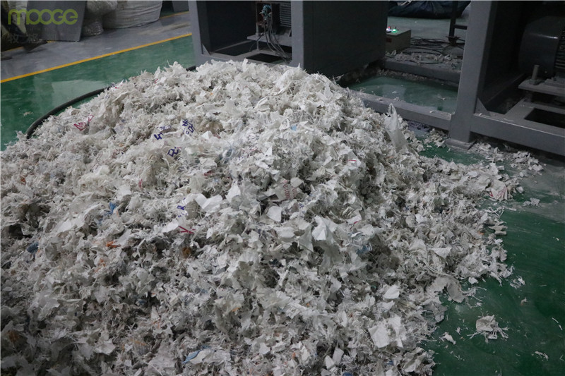 Raffia Jumbo Industrial Plastic Shredder Machine For Recycling PE PP