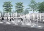 Exterior Musical Dancing Floor Water Fountains For Entertainment Purposes