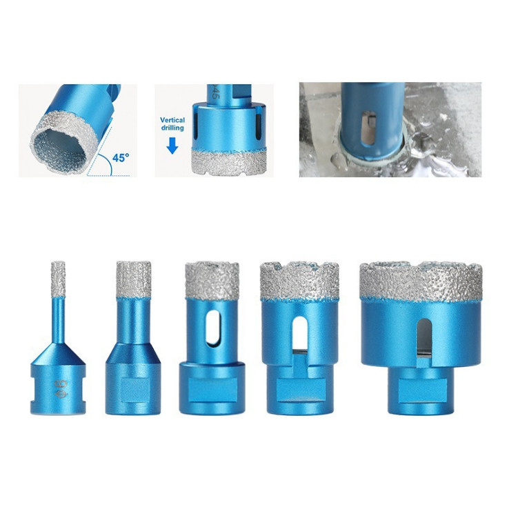 15mm 30mm Sintered Diamond Drill Bit Ceramic Pots Marble 30x15x60xM14