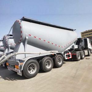 China Aluminum Alloy Tri Axle CIMC Pneumatic Dry Bulk Trailers wholesale