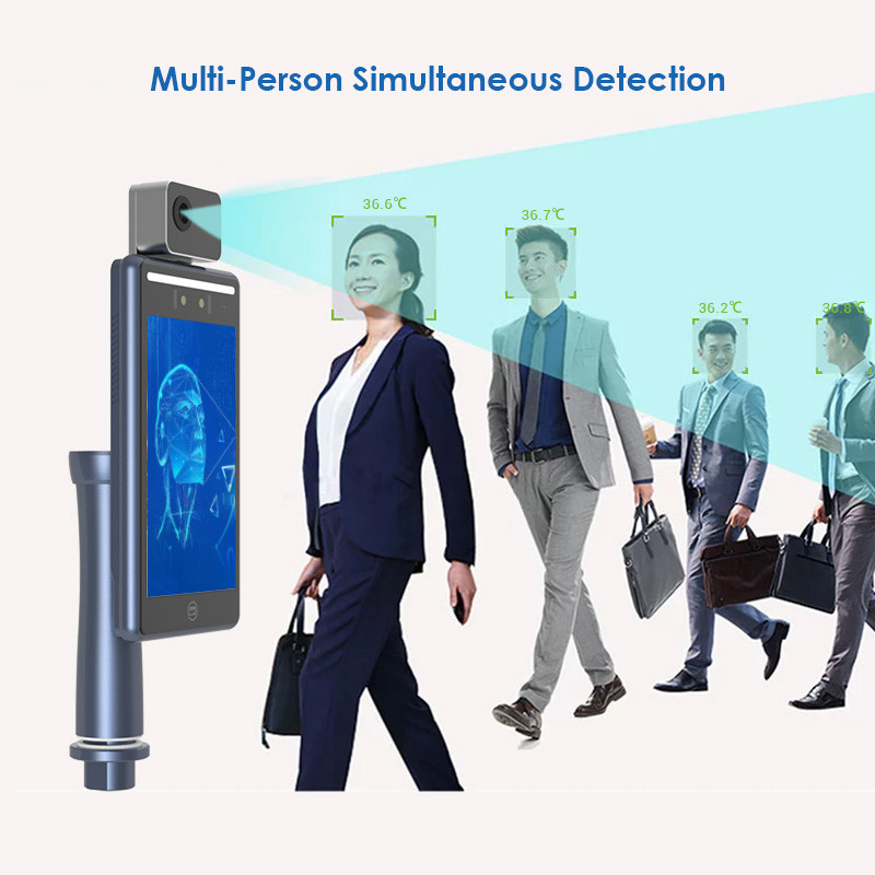 Biometric Wall Mounted Face Recognition Terminal Attendance System 2m Lift Controller