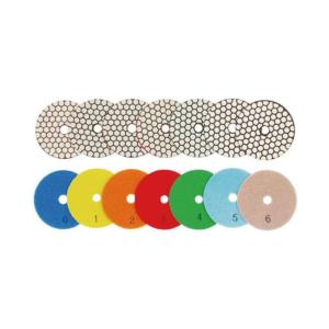 China Marble Granite Dry 7 Step Flexible Diamond Polishing Pad 4304 100mm wholesale