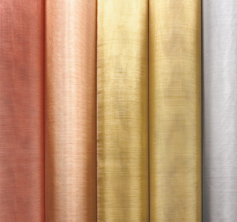 200 mesh Emf emi shielding ultra fine 999 pure red copper wire fabric plain woven copper mesh faraday cage