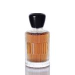 10ml100ml Slanted Shoulder Stripe Fine Spray Perfume Bottle Advanced Glass