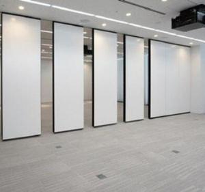 China Restaurant Acoustic Sliding Partition Wall With Environmentally Friendly Materials wholesale