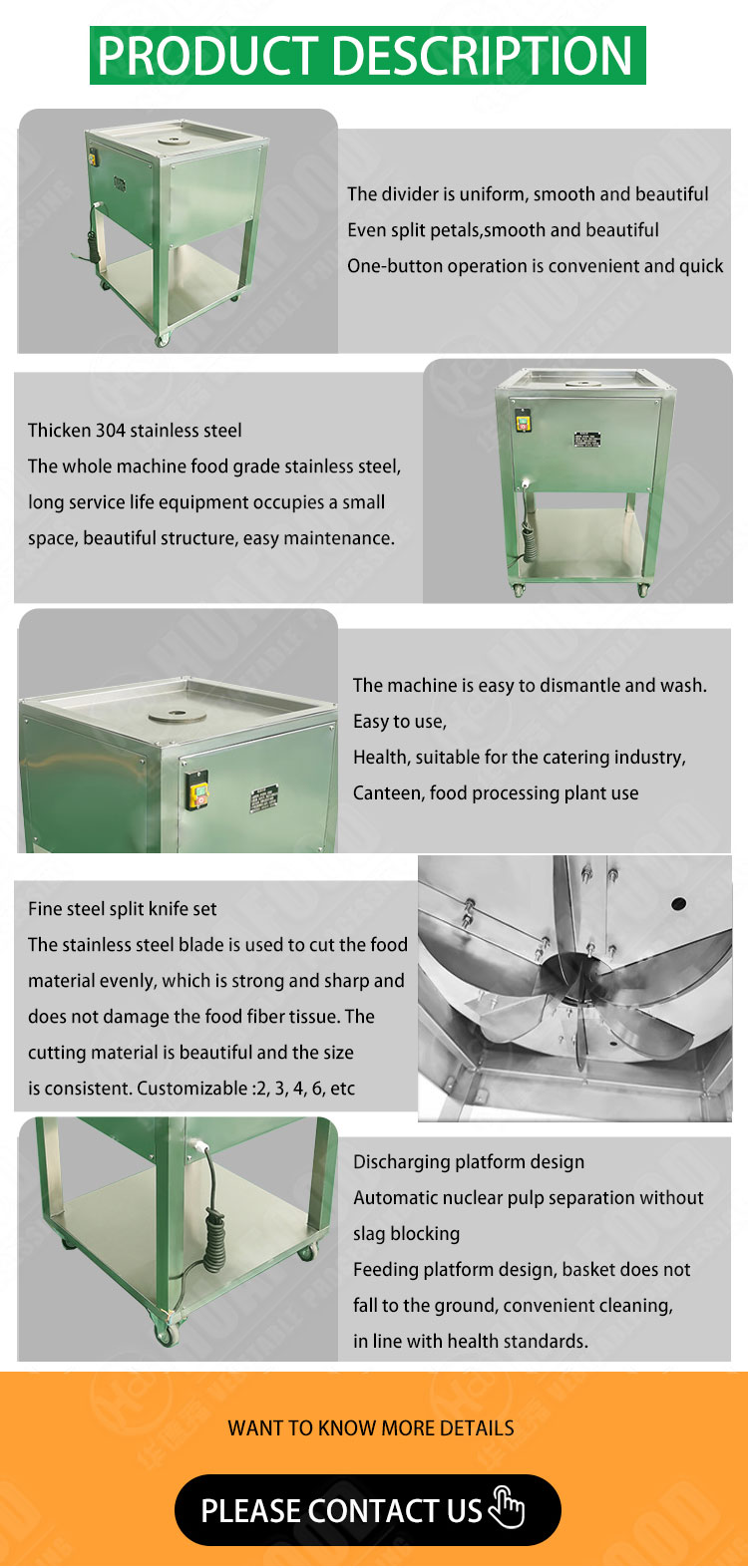 Farm Use Fresh Raw Cocoa Pods Cutter Splitter Machine Cocoa Pods Fruit Beans Breaker Splitting Separator Machine