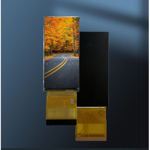 2.35 Inch Bar Type Tft Lcd 222*480 Resolution MIPI/RGB/SPI Interface 500c/D Brightness