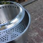 BBQ Smokeless Fire Stove Camping 18 Inch Fire Pit Stainless Steel