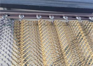 China Fireplace 6*6mm Metal Coil Drapery Flexible Home Decor wholesale